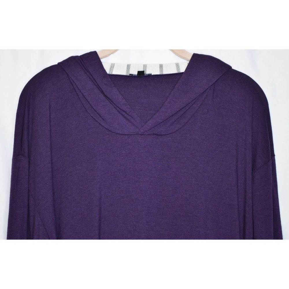 Two Blind Brothers Pullover Hoodie Bamboo Blend Purple Size XL - Picture 2 of 6
